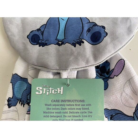Disney Lilo Stitch Kitchen Hanging Towel Ohana Means Family NEW - Picture 6 of 11